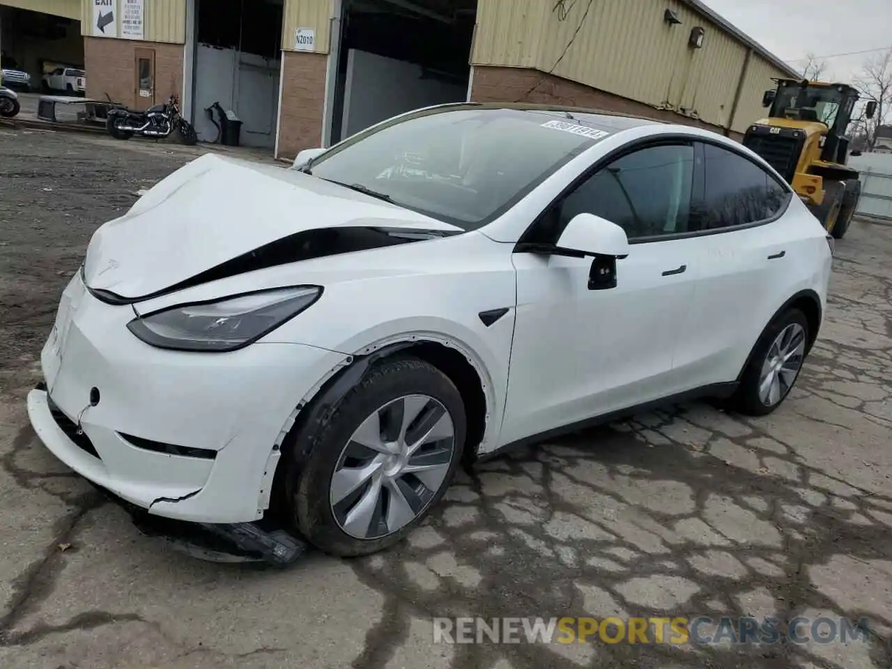 1 Photograph of a damaged car 7SAYGAEE8PF668829 TESLA MODEL Y 2023