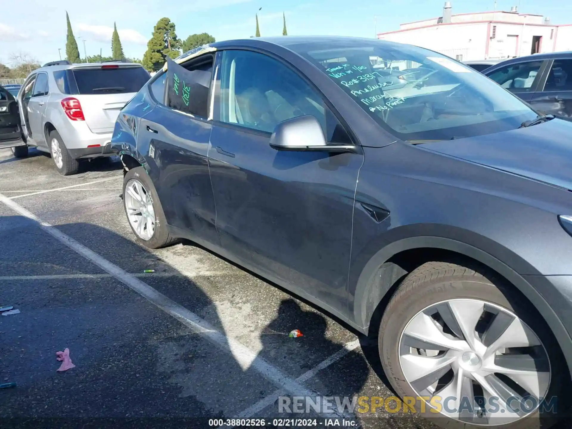 13 Photograph of a damaged car 7SAYGAEE9PF635368 TESLA MODEL Y 2023