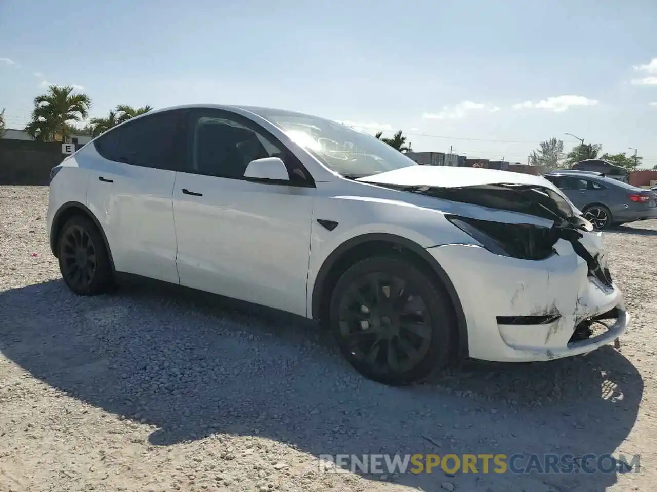 4 Photograph of a damaged car 7SAYGAEE9PF856484 TESLA MODEL Y 2023