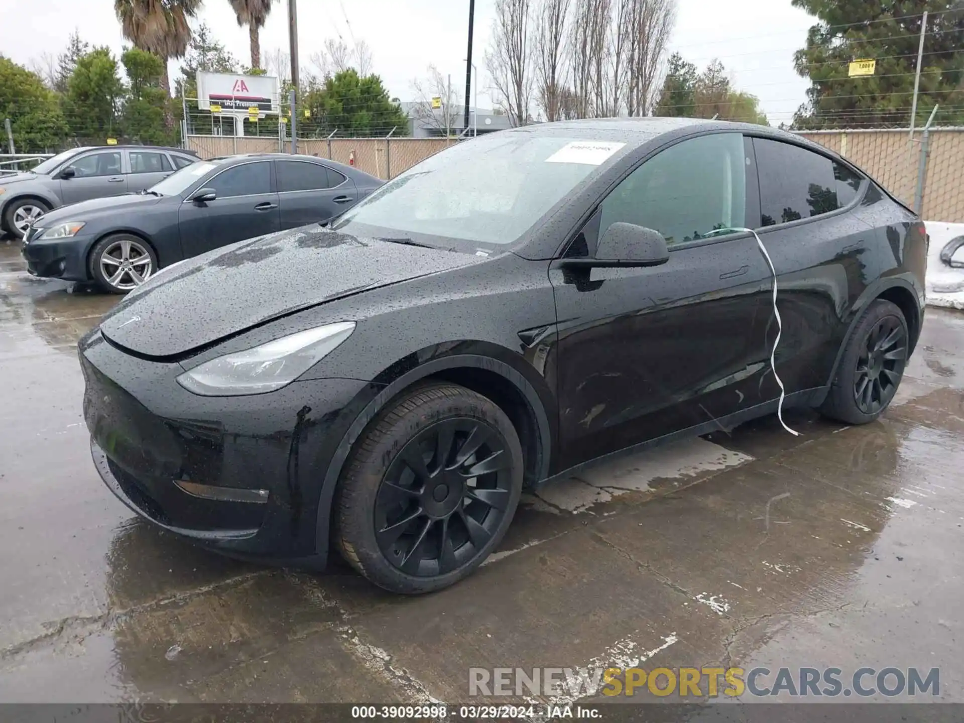 2 Фотография поврежденного автомобиля 7SAYGDED8PF976883 TESLA MODEL Y 2023