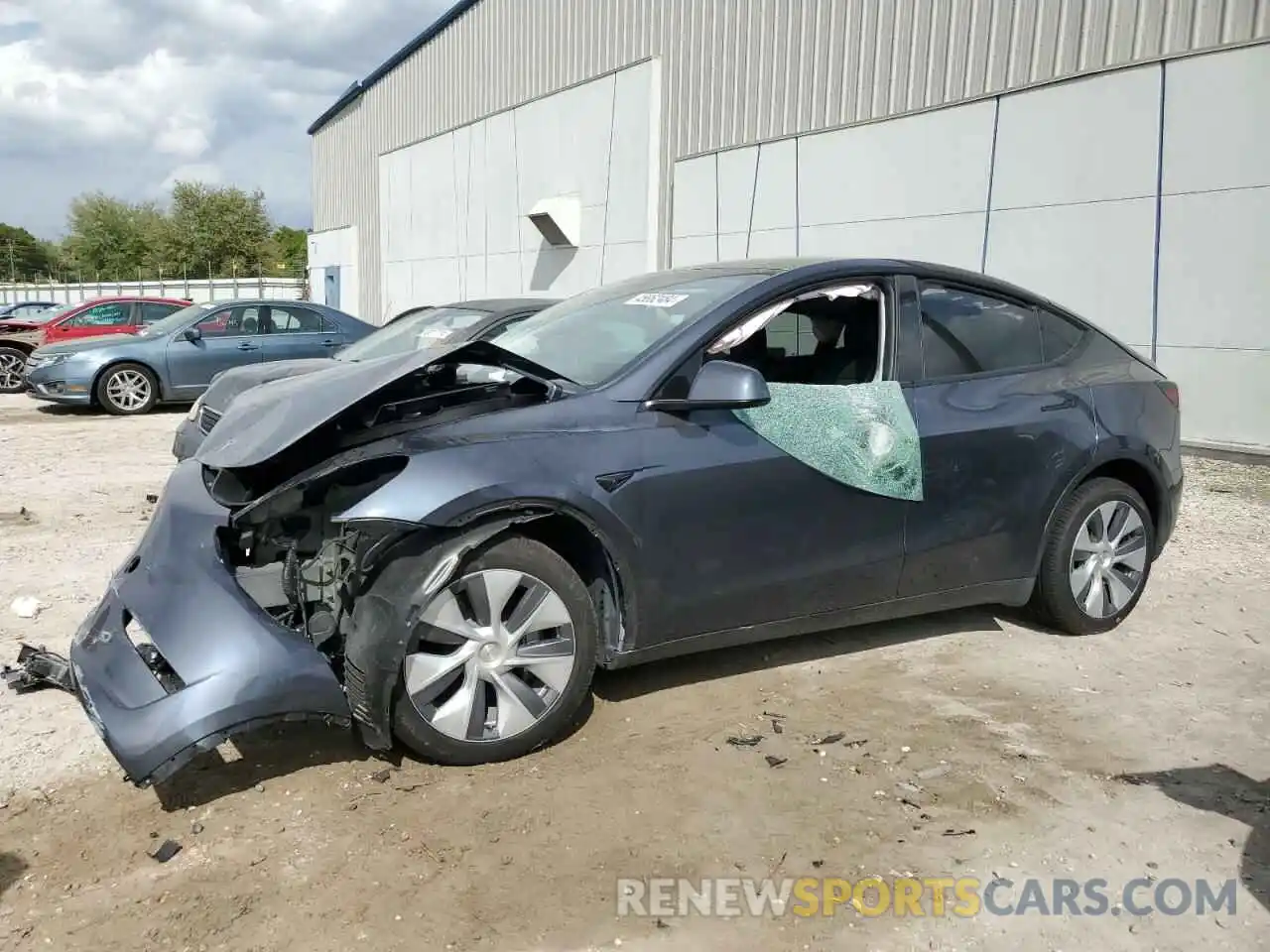 1 Фотография поврежденного автомобиля 7SAYGDEE0PA201743 TESLA MODEL Y 2023