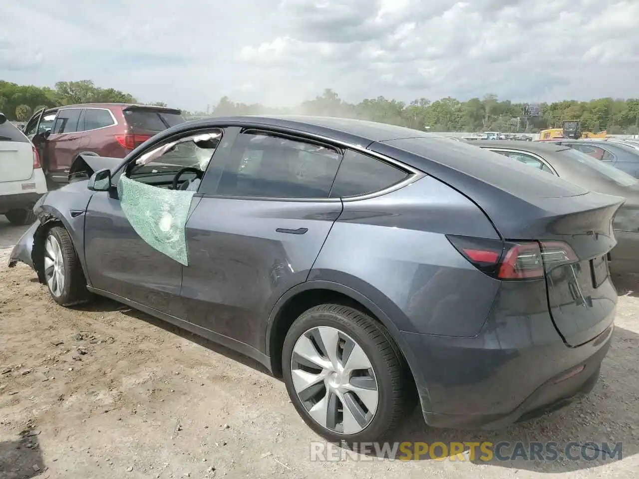 2 Photograph of a damaged car 7SAYGDEE0PA201743 TESLA MODEL Y 2023