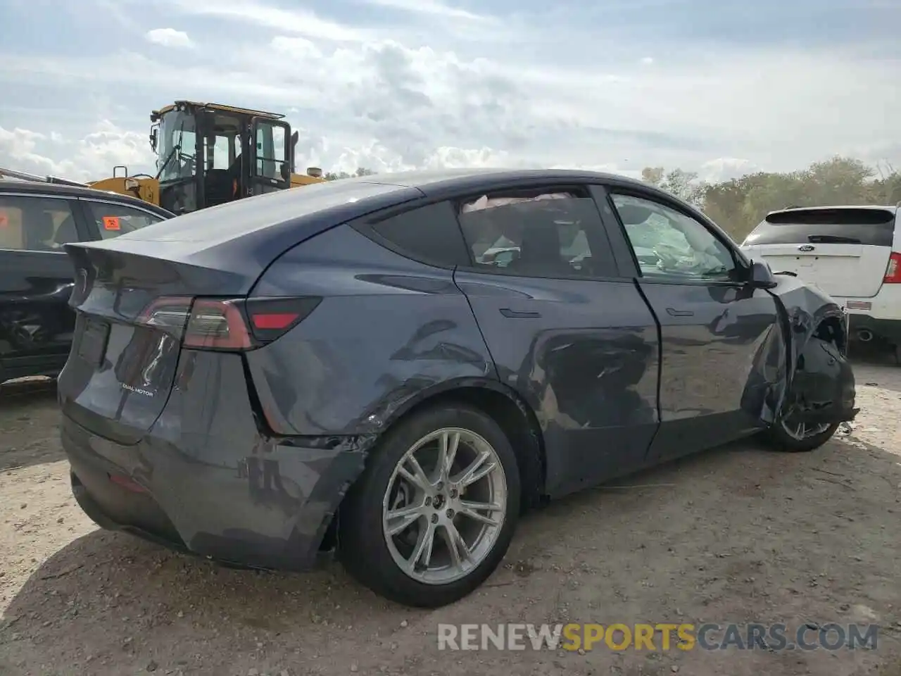 3 Фотография поврежденного автомобиля 7SAYGDEE0PA201743 TESLA MODEL Y 2023