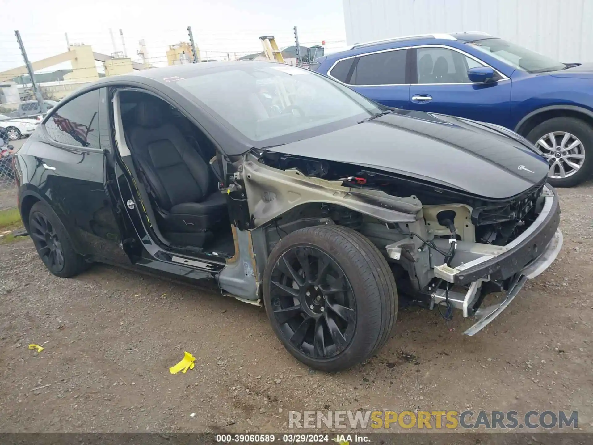 1 Photograph of a damaged car 7SAYGDEE0PF692351 TESLA MODEL Y 2023