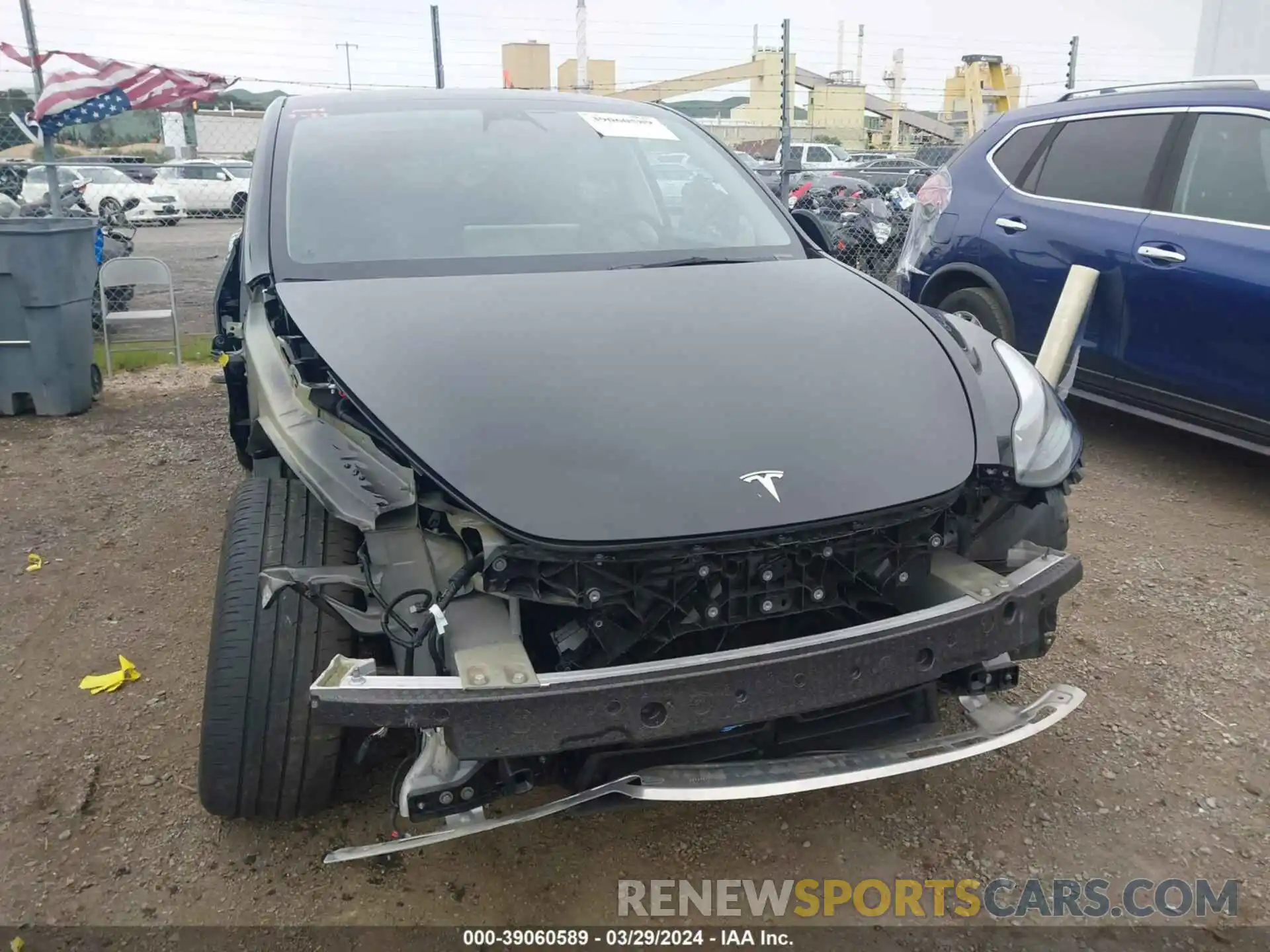 12 Photograph of a damaged car 7SAYGDEE0PF692351 TESLA MODEL Y 2023