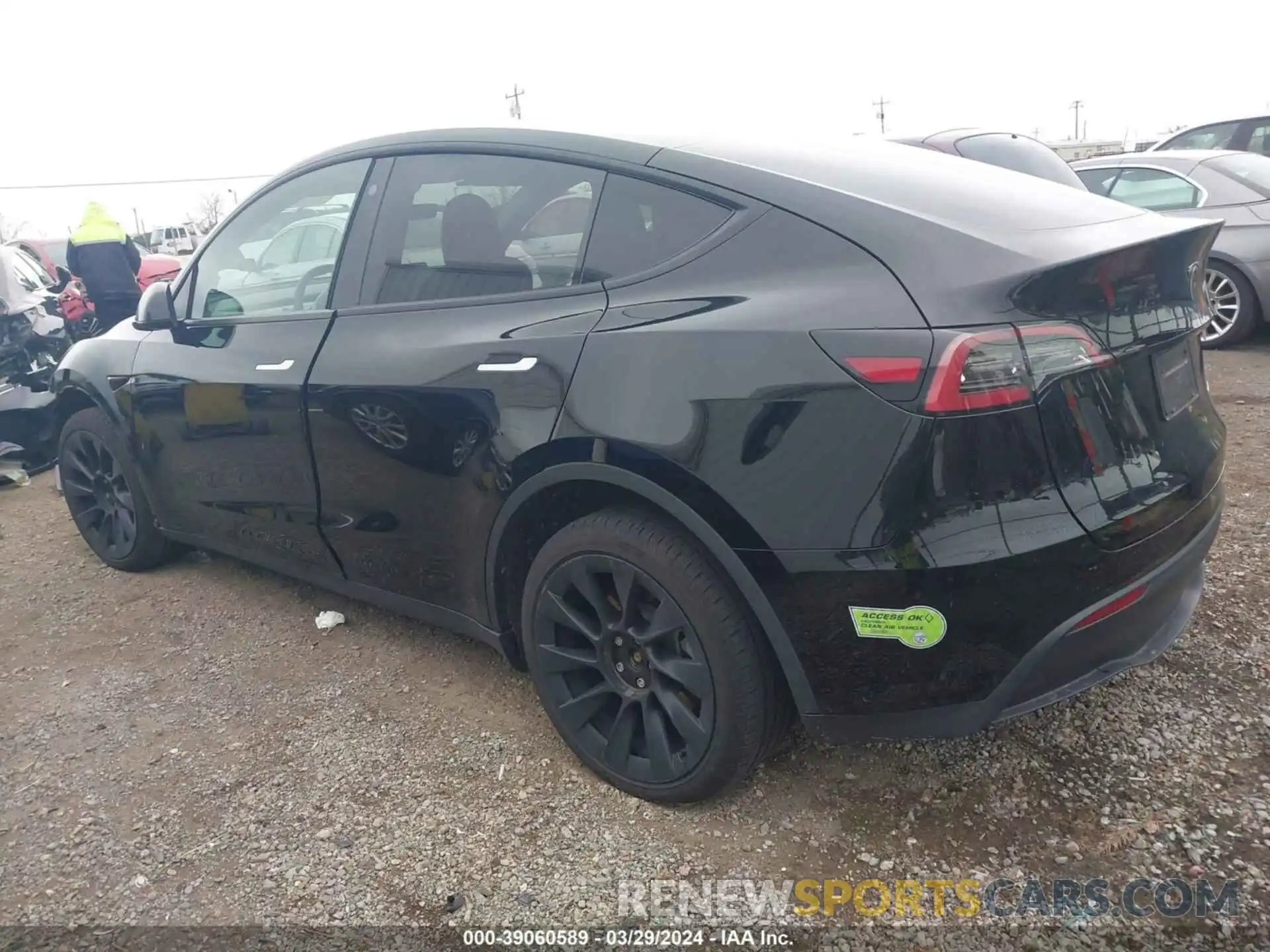 3 Фотография поврежденного автомобиля 7SAYGDEE0PF692351 TESLA MODEL Y 2023