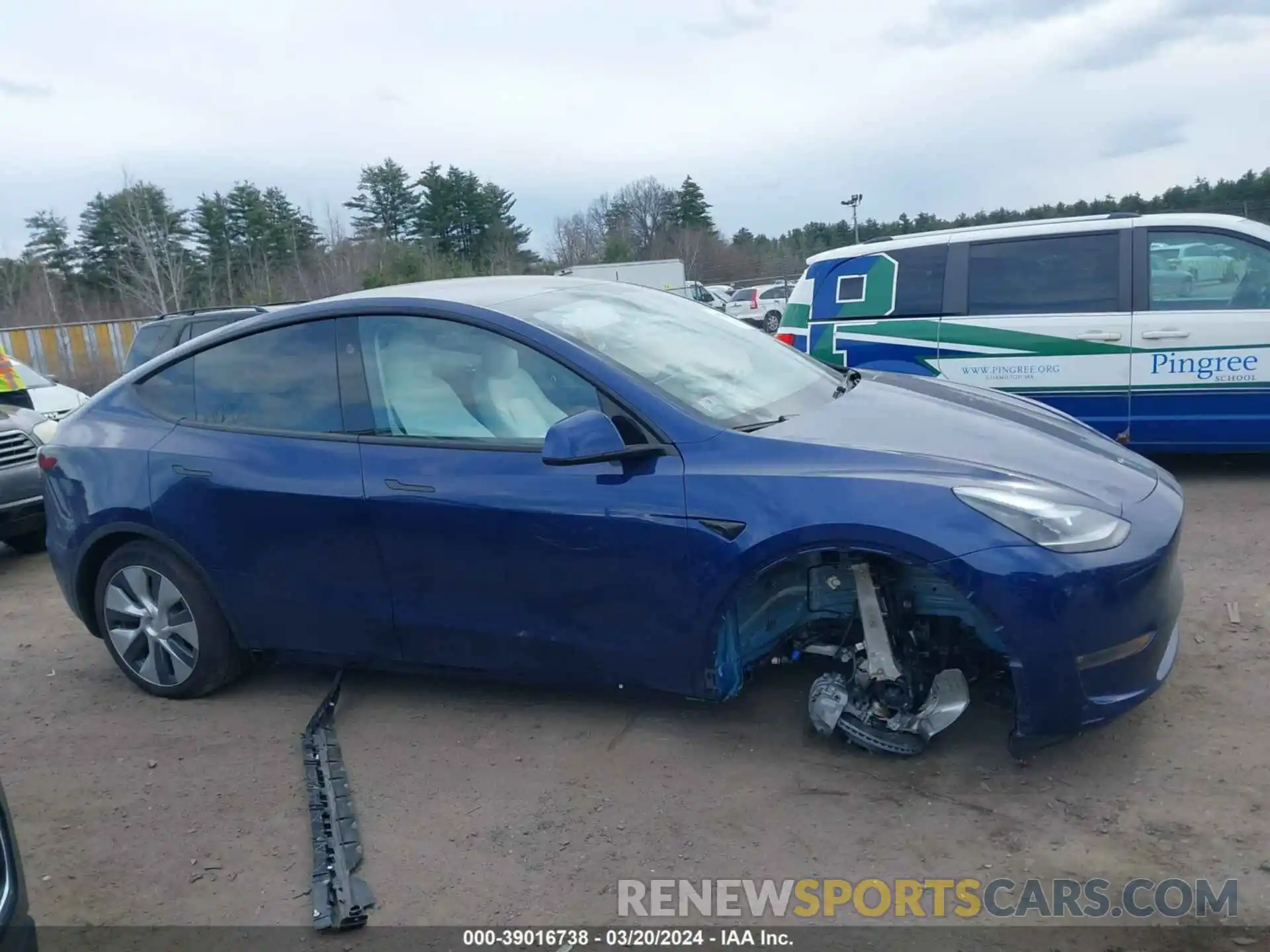 13 Фотография поврежденного автомобиля 7SAYGDEE0PF856651 TESLA MODEL Y 2023