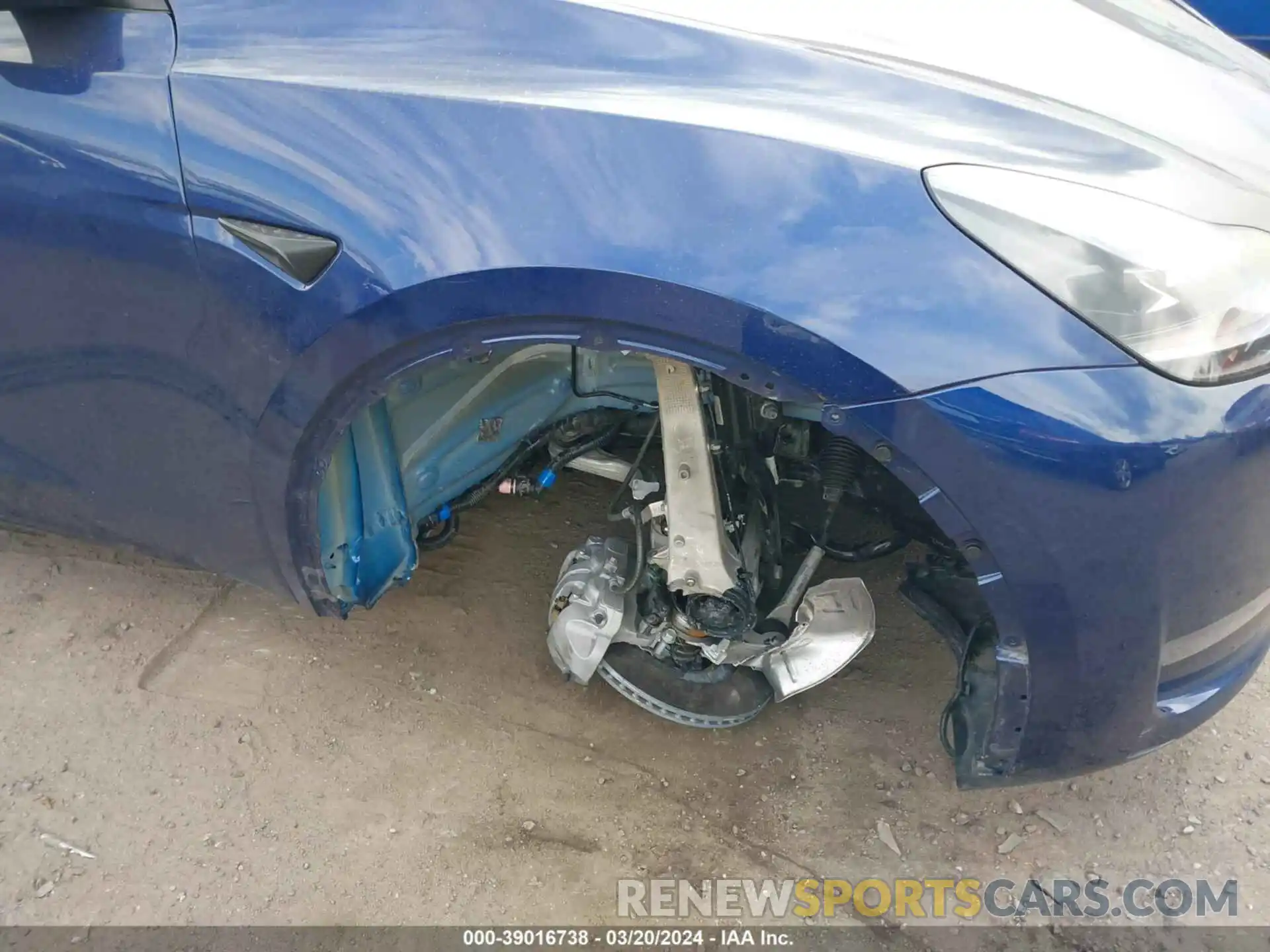 6 Photograph of a damaged car 7SAYGDEE0PF856651 TESLA MODEL Y 2023