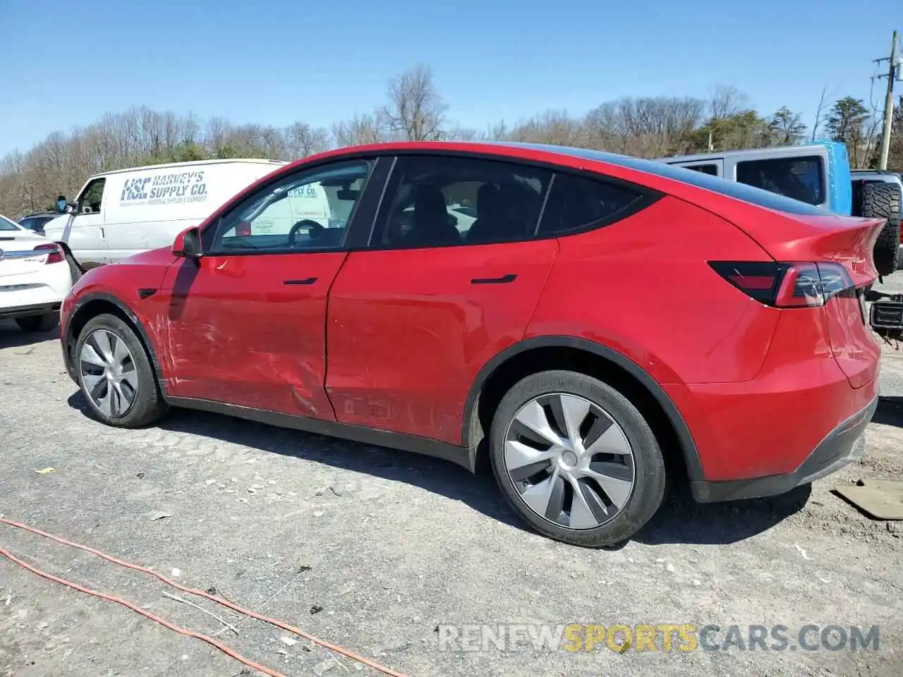 2 Photograph of a damaged car 7SAYGDEE1PA028931 TESLA MODEL Y 2023