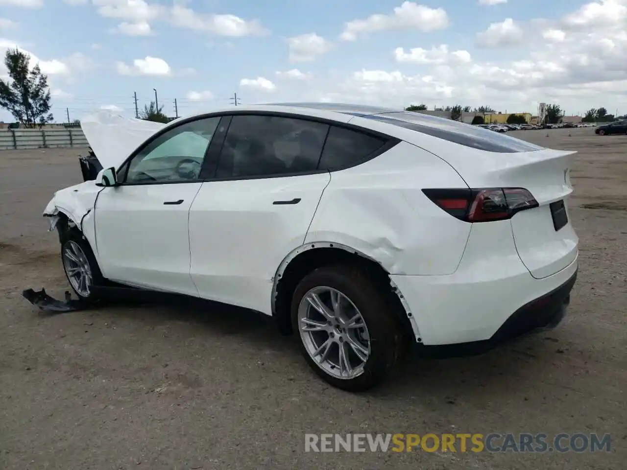 2 Photograph of a damaged car 7SAYGDEE1PA082925 TESLA MODEL Y 2023