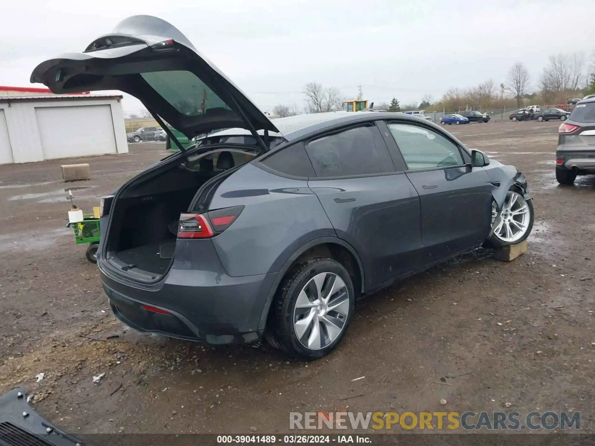 4 Фотография поврежденного автомобиля 7SAYGDEE1PA188419 TESLA MODEL Y 2023