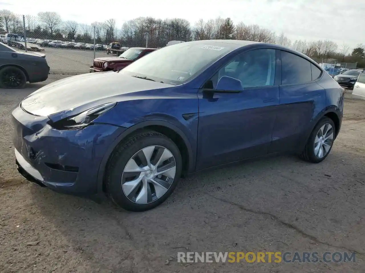 1 Photograph of a damaged car 7SAYGDEE1PA204411 TESLA MODEL Y 2023