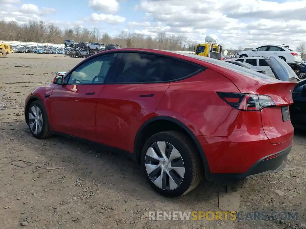 2 Фотография поврежденного автомобиля 7SAYGDEE1PF609039 TESLA MODEL Y 2023