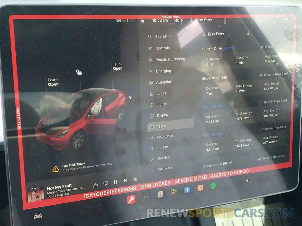 9 Photograph of a damaged car 7SAYGDEE1PF609039 TESLA MODEL Y 2023