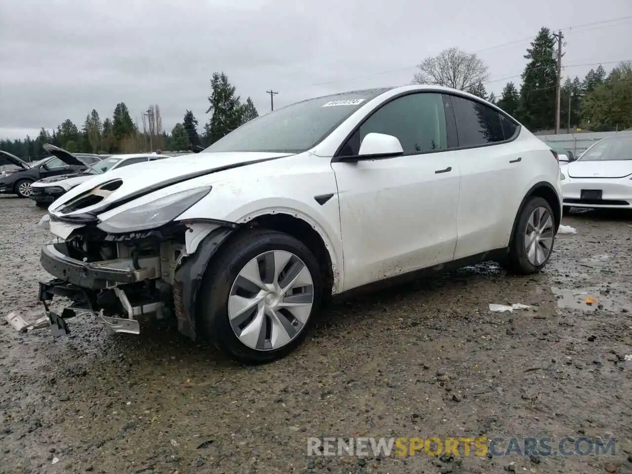 1 Photograph of a damaged car 7SAYGDEE1PF627198 TESLA MODEL Y 2023