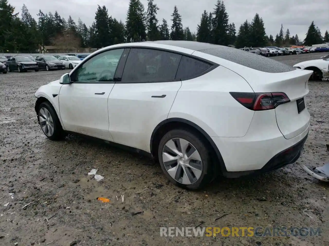 2 Photograph of a damaged car 7SAYGDEE1PF627198 TESLA MODEL Y 2023