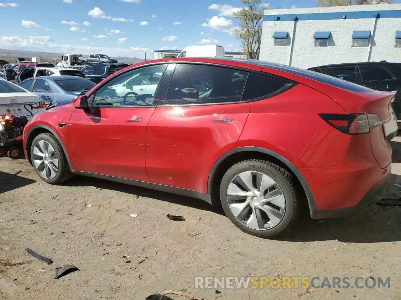 2 Photograph of a damaged car 7SAYGDEE2PA034365 TESLA MODEL Y 2023