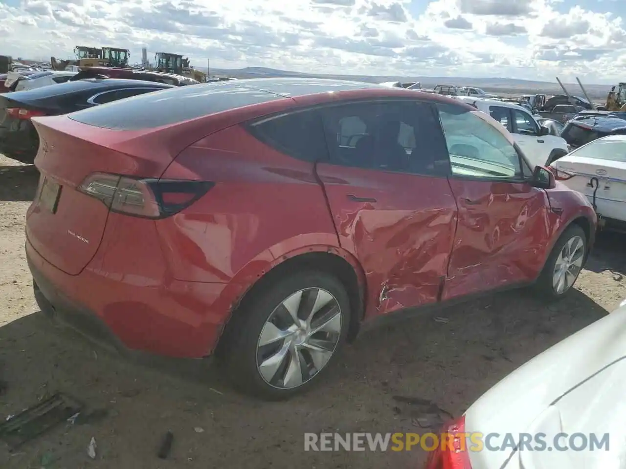 3 Photograph of a damaged car 7SAYGDEE2PA034365 TESLA MODEL Y 2023