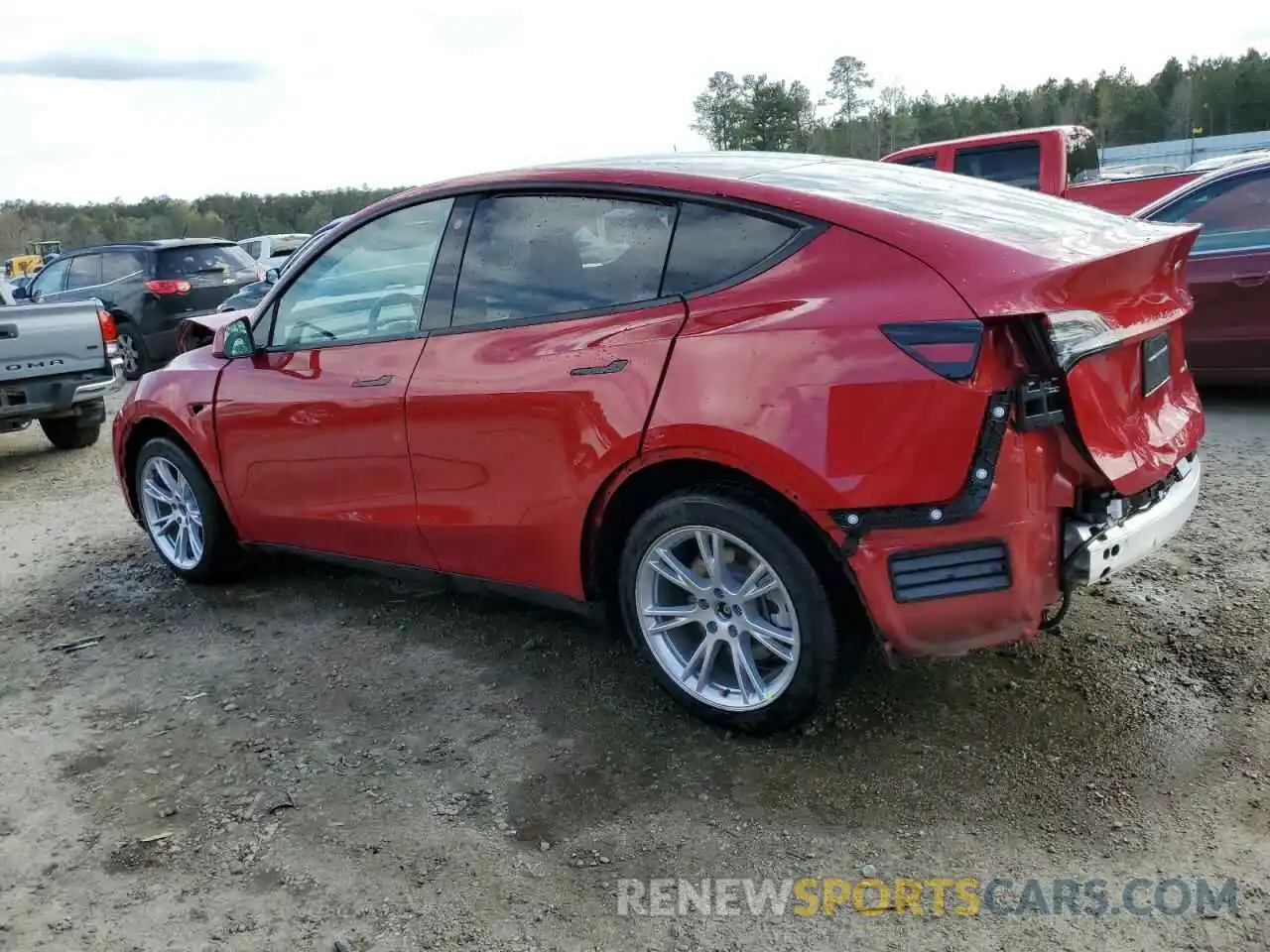 2 Photograph of a damaged car 7SAYGDEE2PA086319 TESLA MODEL Y 2023