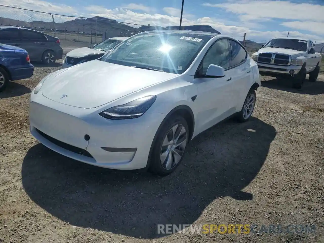 1 Photograph of a damaged car 7SAYGDEE2PA109016 TESLA MODEL Y 2023