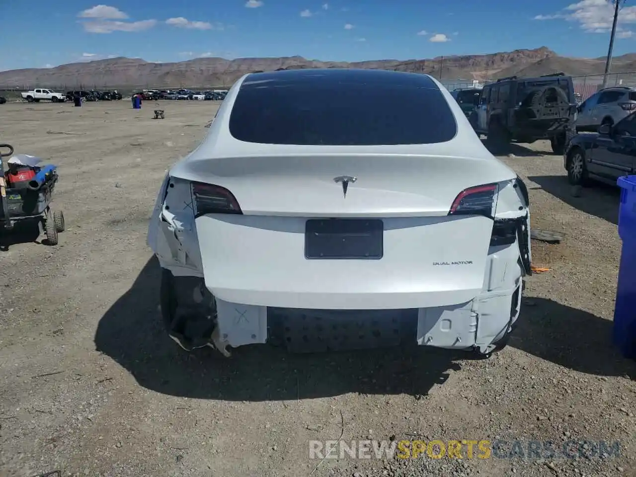 6 Photograph of a damaged car 7SAYGDEE2PA109016 TESLA MODEL Y 2023