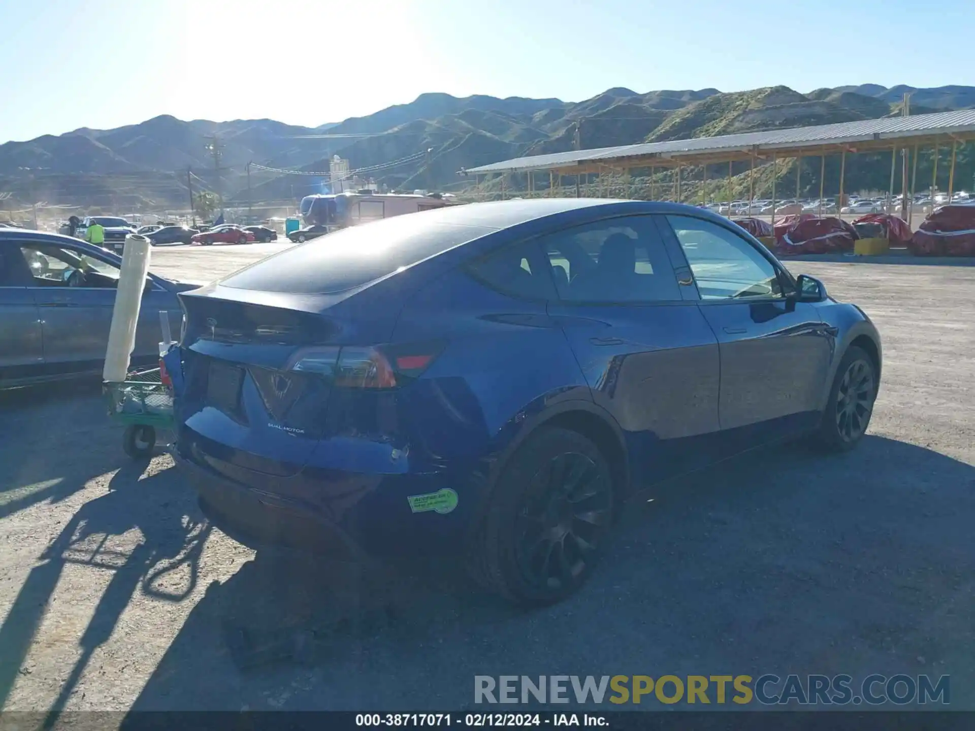 4 Photograph of a damaged car 7SAYGDEE2PA126172 TESLA MODEL Y 2023