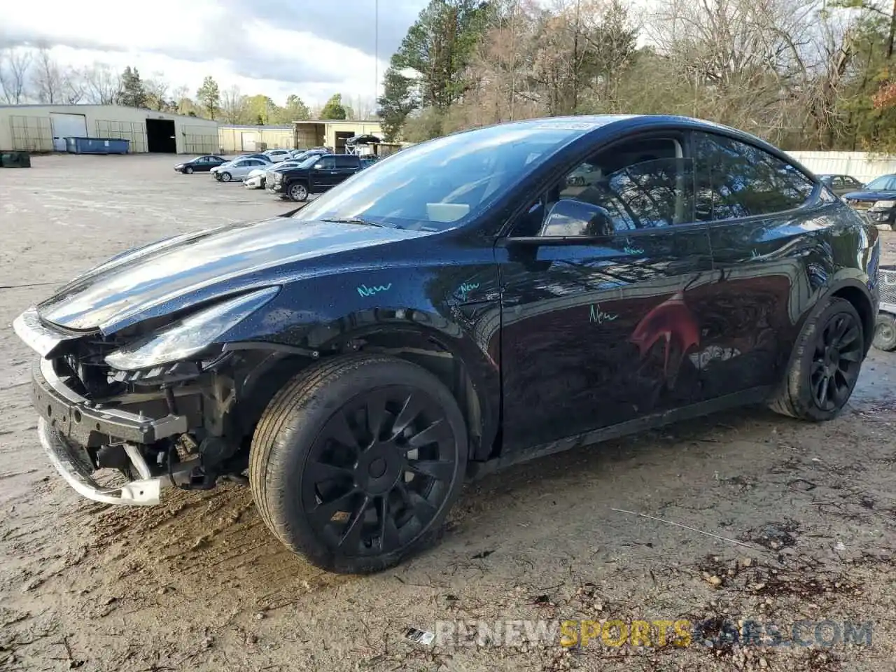 1 Photograph of a damaged car 7SAYGDEE2PA155056 TESLA MODEL Y 2023