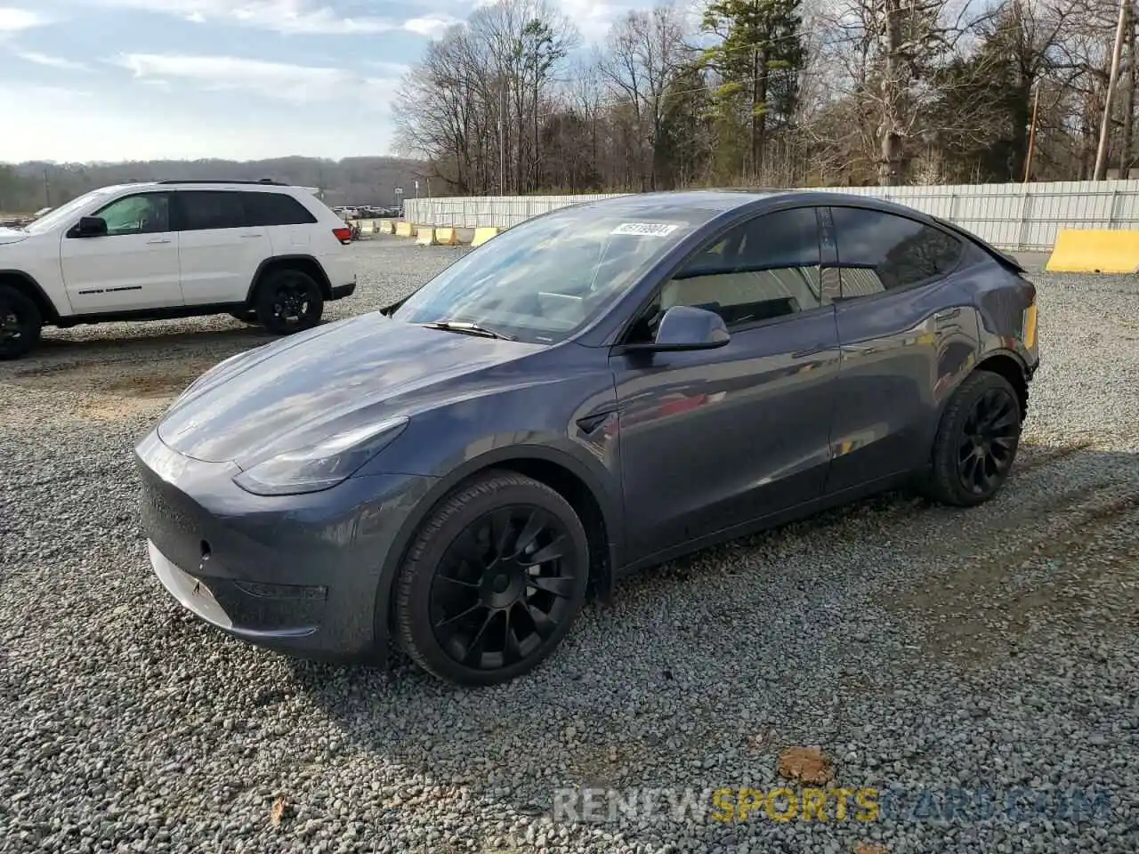 1 Photograph of a damaged car 7SAYGDEE2PA163013 TESLA MODEL Y 2023