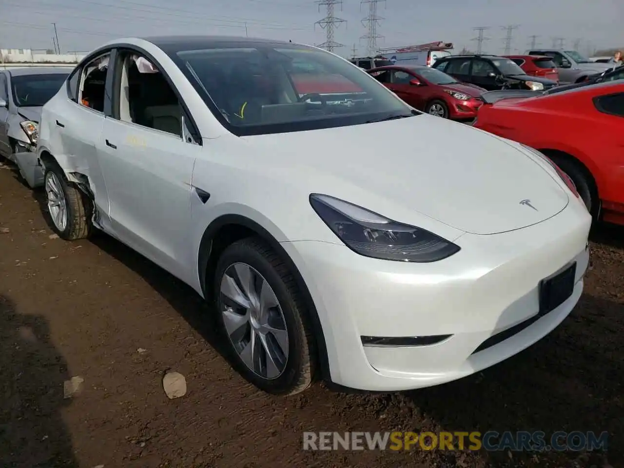 4 Фотография поврежденного автомобиля 7SAYGDEE2PA179518 TESLA MODEL Y 2023