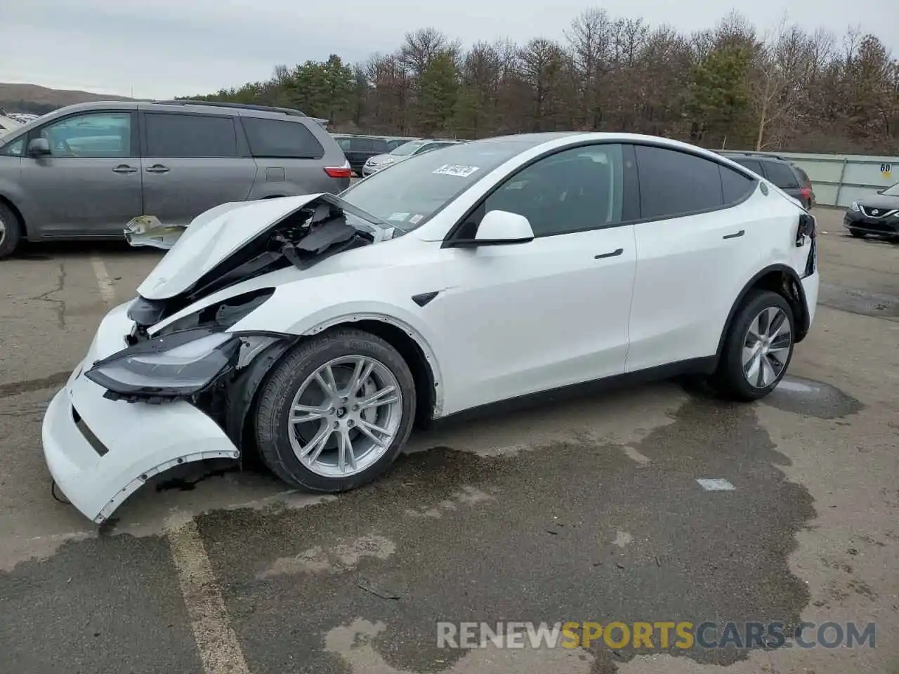 1 Photograph of a damaged car 7SAYGDEE2PF799479 TESLA MODEL Y 2023