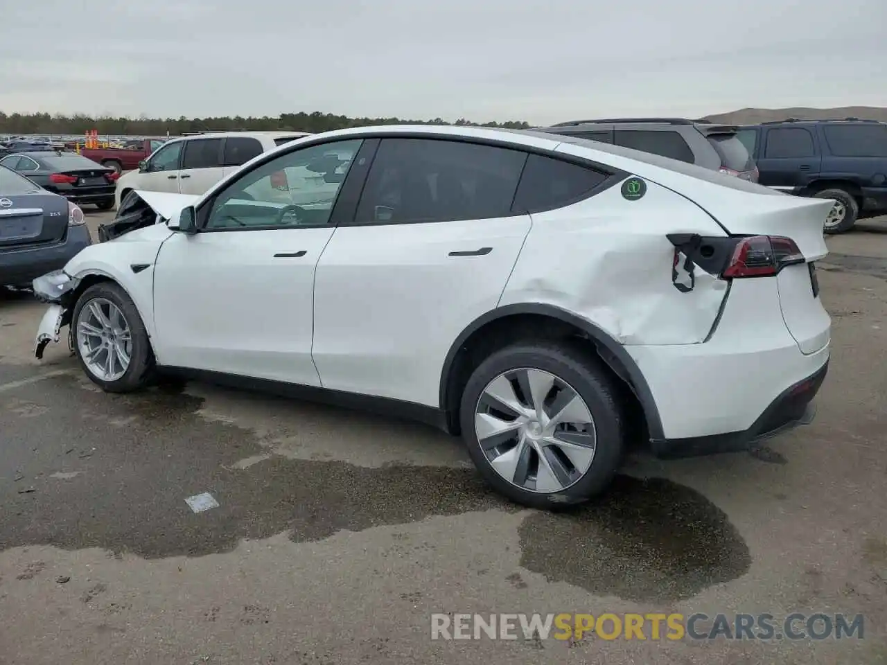 2 Photograph of a damaged car 7SAYGDEE2PF799479 TESLA MODEL Y 2023