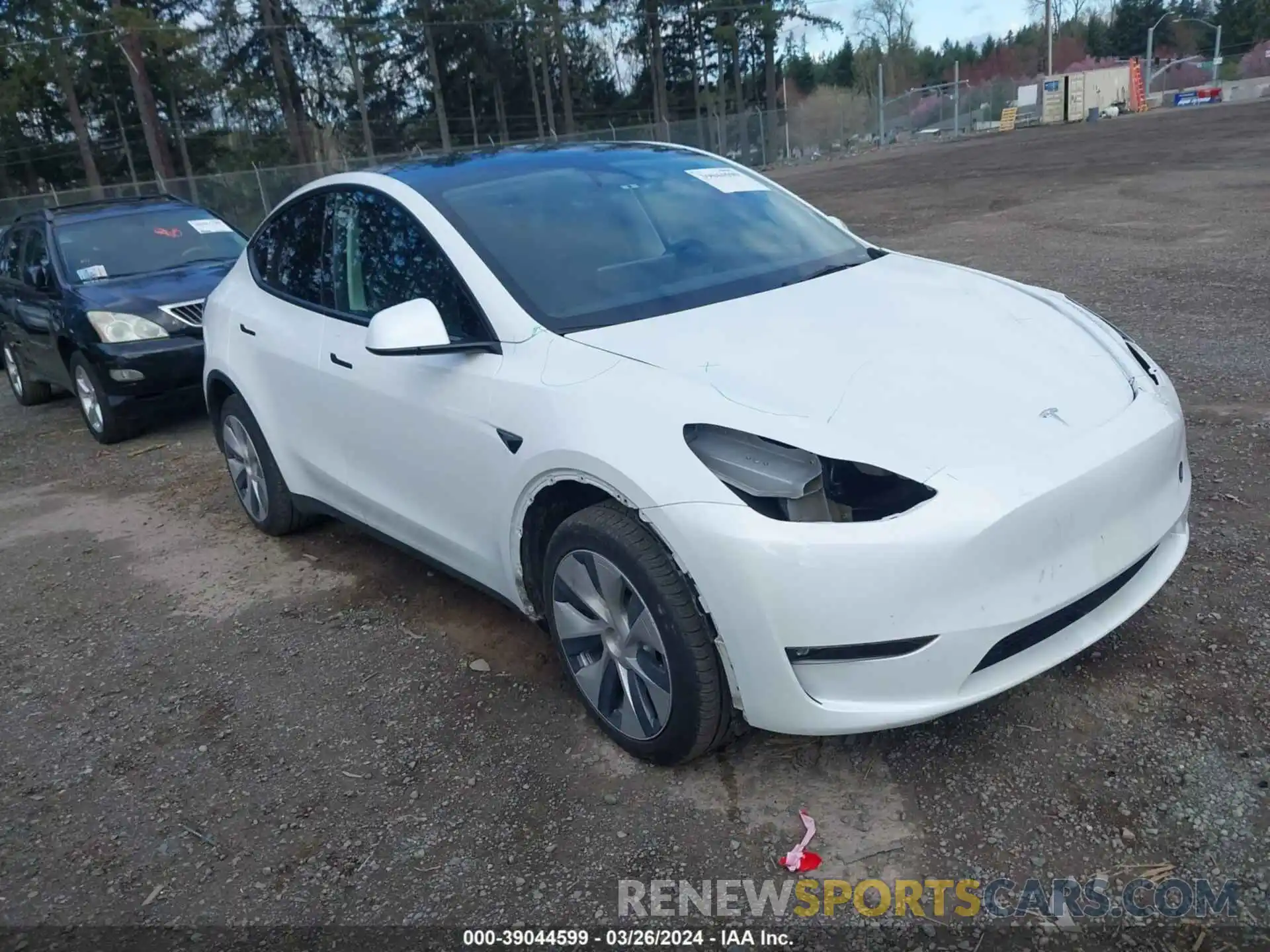 1 Photograph of a damaged car 7SAYGDEE2PF869031 TESLA MODEL Y 2023