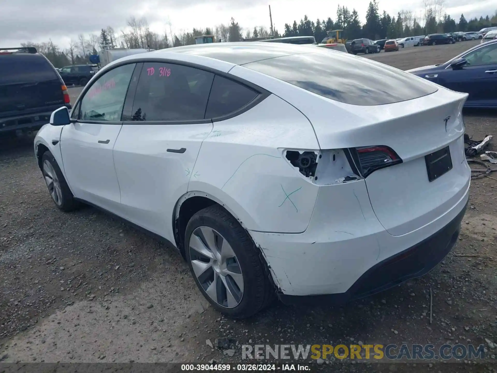 3 Photograph of a damaged car 7SAYGDEE2PF869031 TESLA MODEL Y 2023