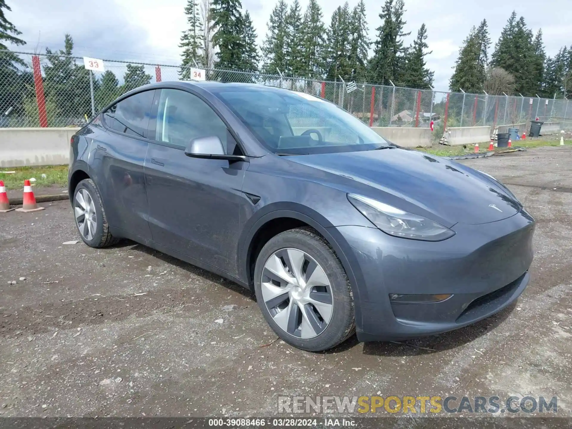 1 Photograph of a damaged car 7SAYGDEE2PF980484 TESLA MODEL Y 2023