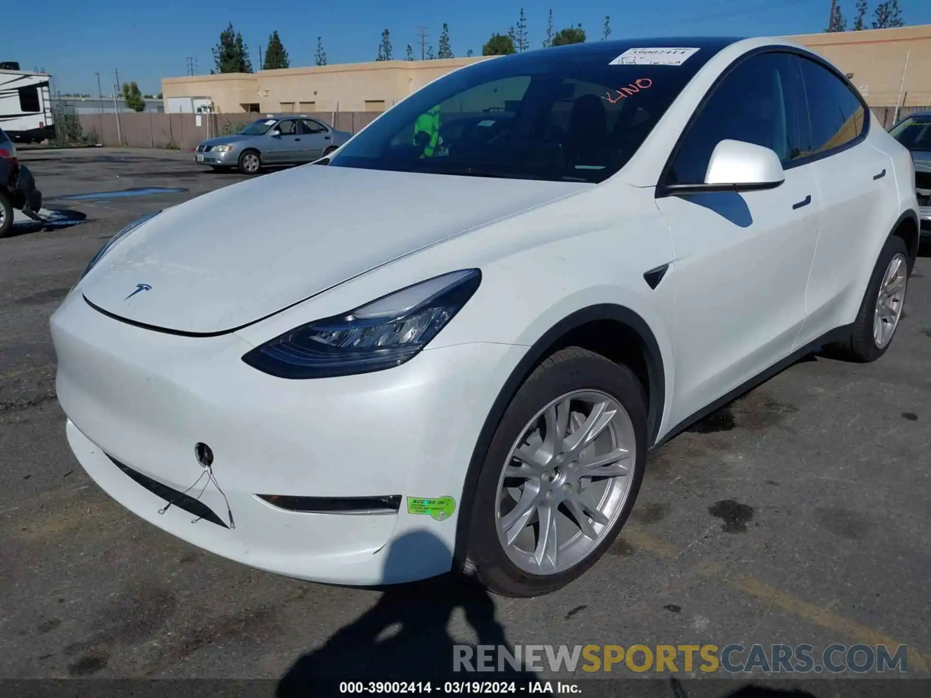 2 Photograph of a damaged car 7SAYGDEE3PA078293 TESLA MODEL Y 2023