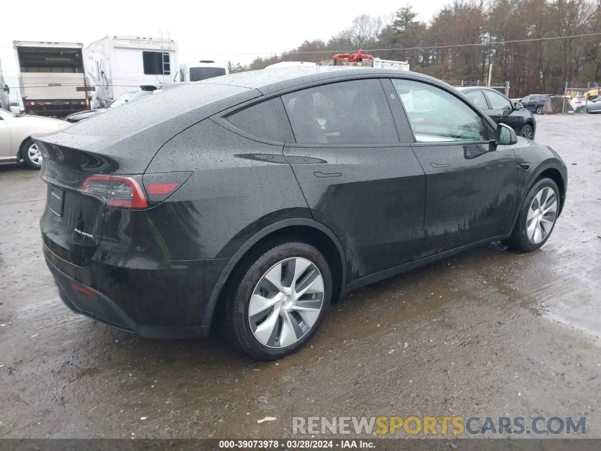 4 Фотография поврежденного автомобиля 7SAYGDEE3PA191287 TESLA MODEL Y 2023