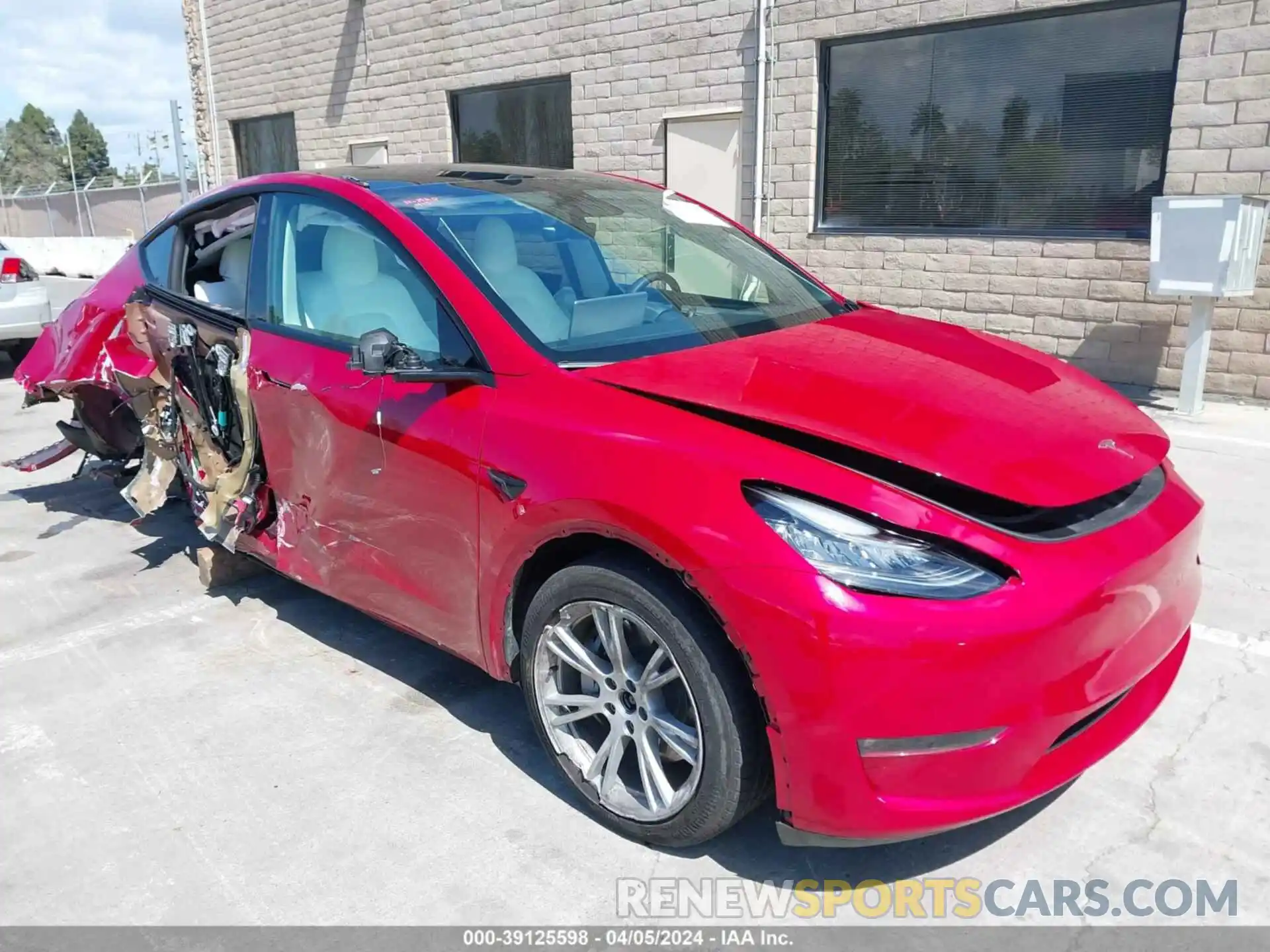 1 Photograph of a damaged car 7SAYGDEE3PF616588 TESLA MODEL Y 2023