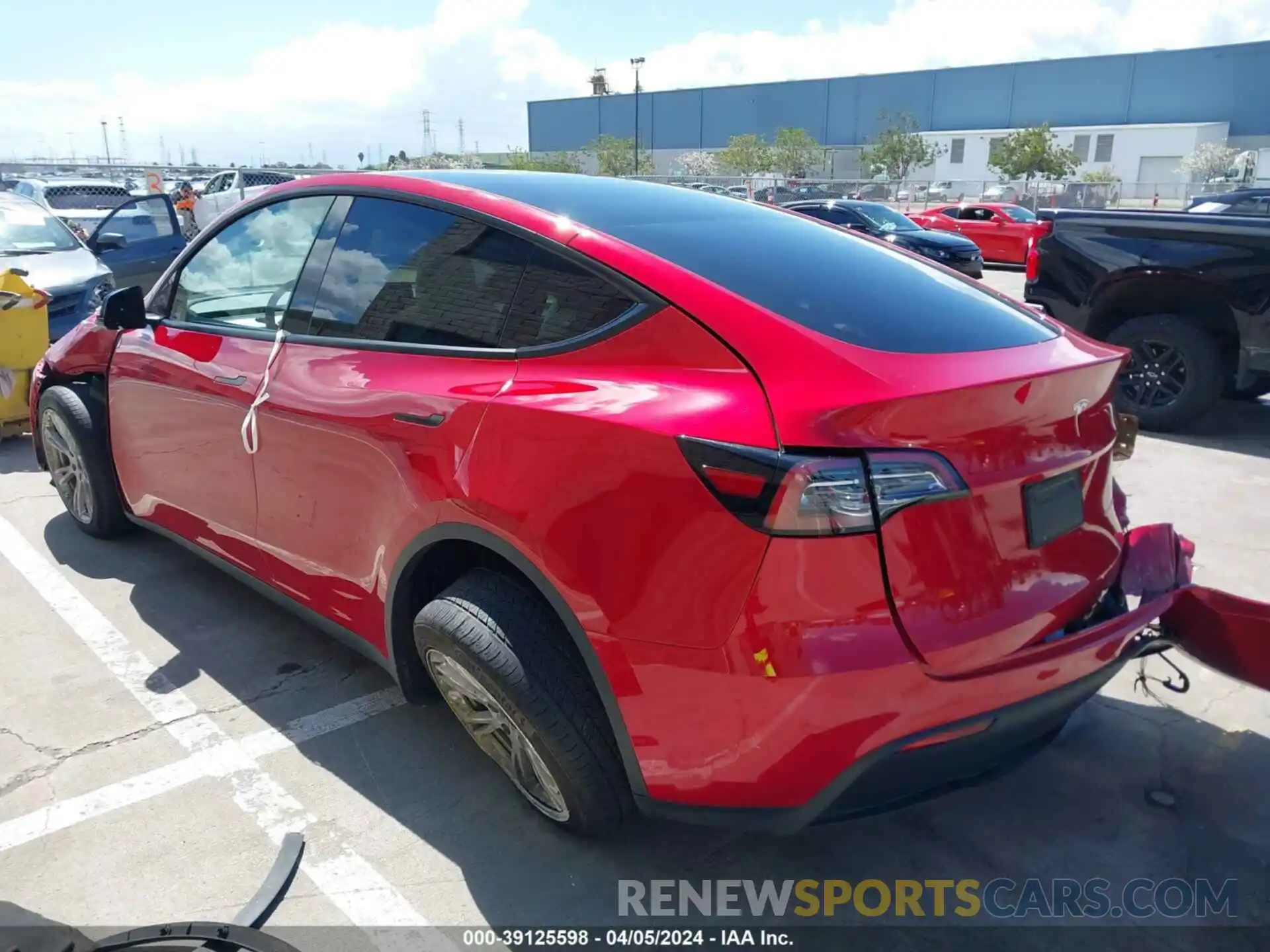 3 Photograph of a damaged car 7SAYGDEE3PF616588 TESLA MODEL Y 2023