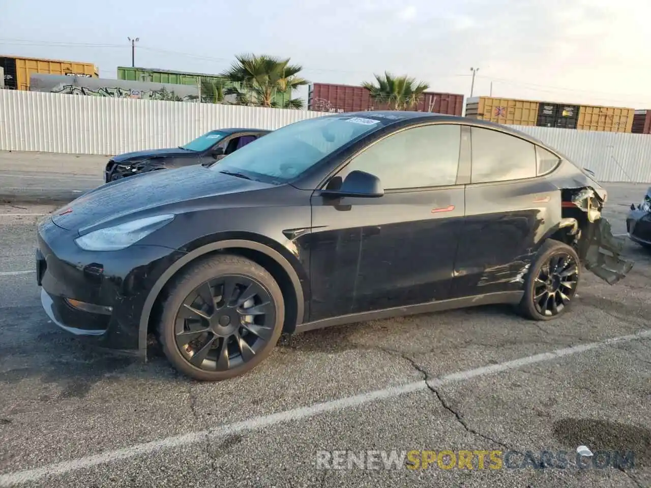 1 Photograph of a damaged car 7SAYGDEE4PA025344 TESLA MODEL Y 2023