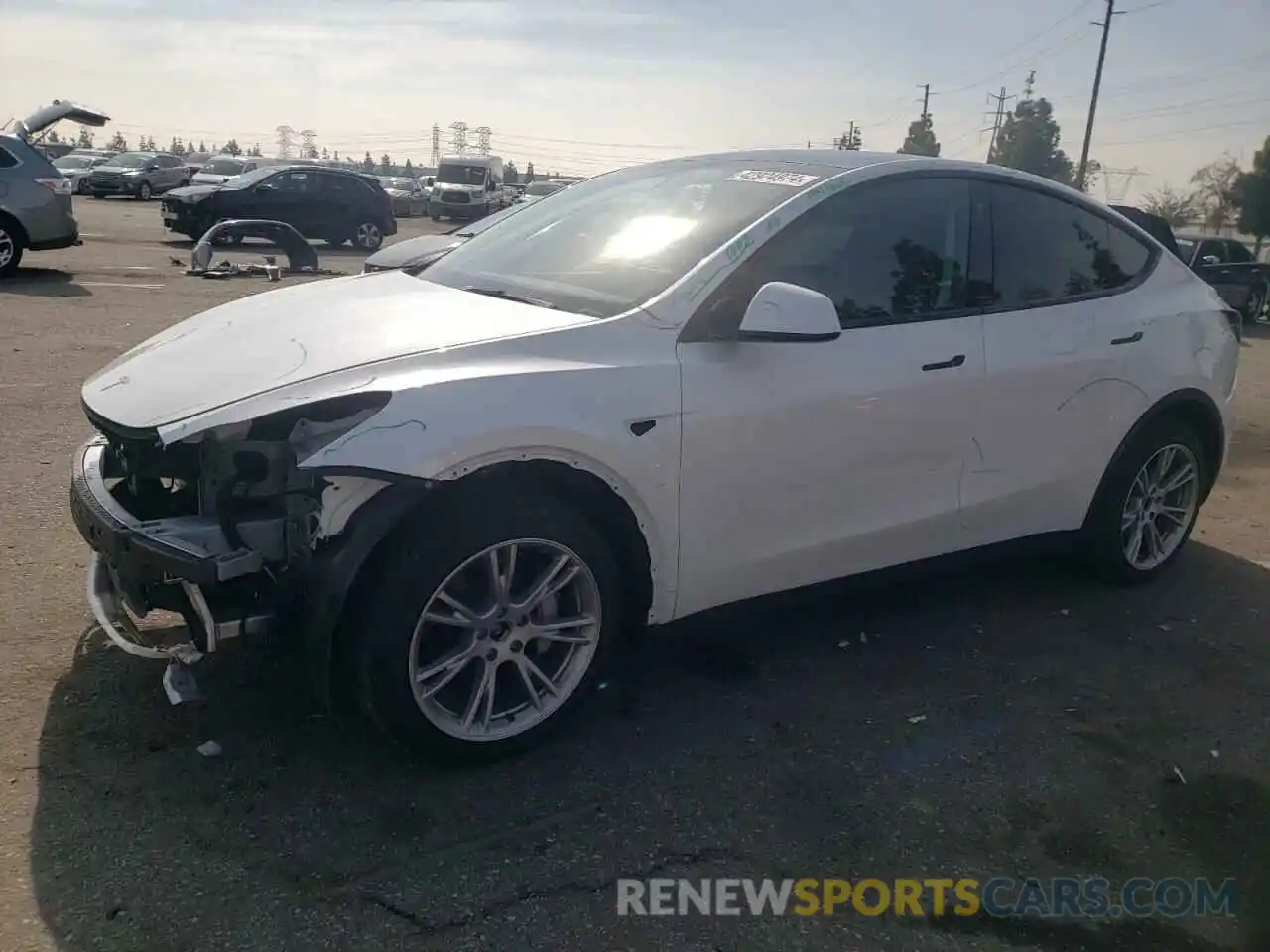 1 Photograph of a damaged car 7SAYGDEE4PA036943 TESLA MODEL Y 2023