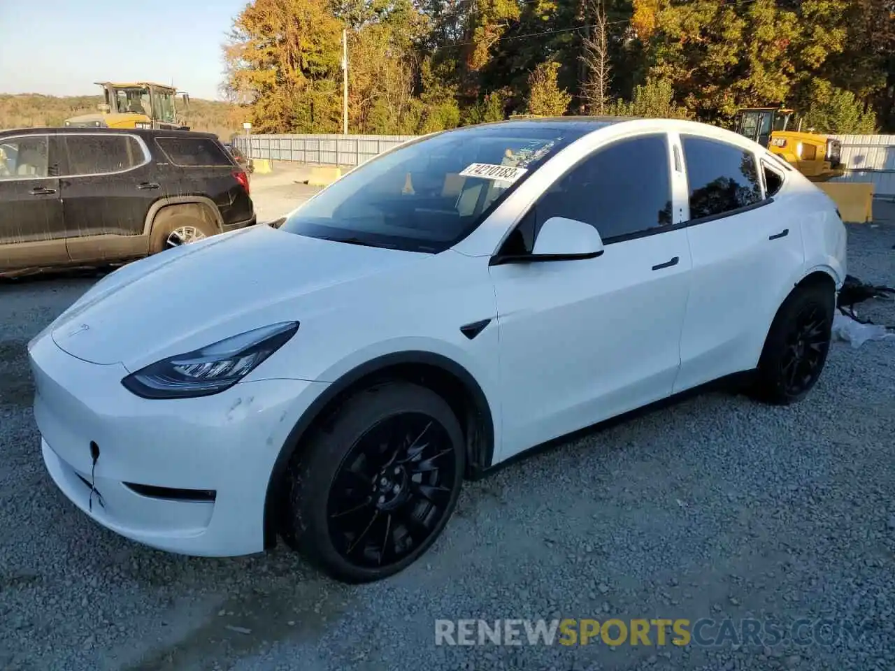 1 Фотография поврежденного автомобиля 7SAYGDEE4PA077881 TESLA MODEL Y 2023