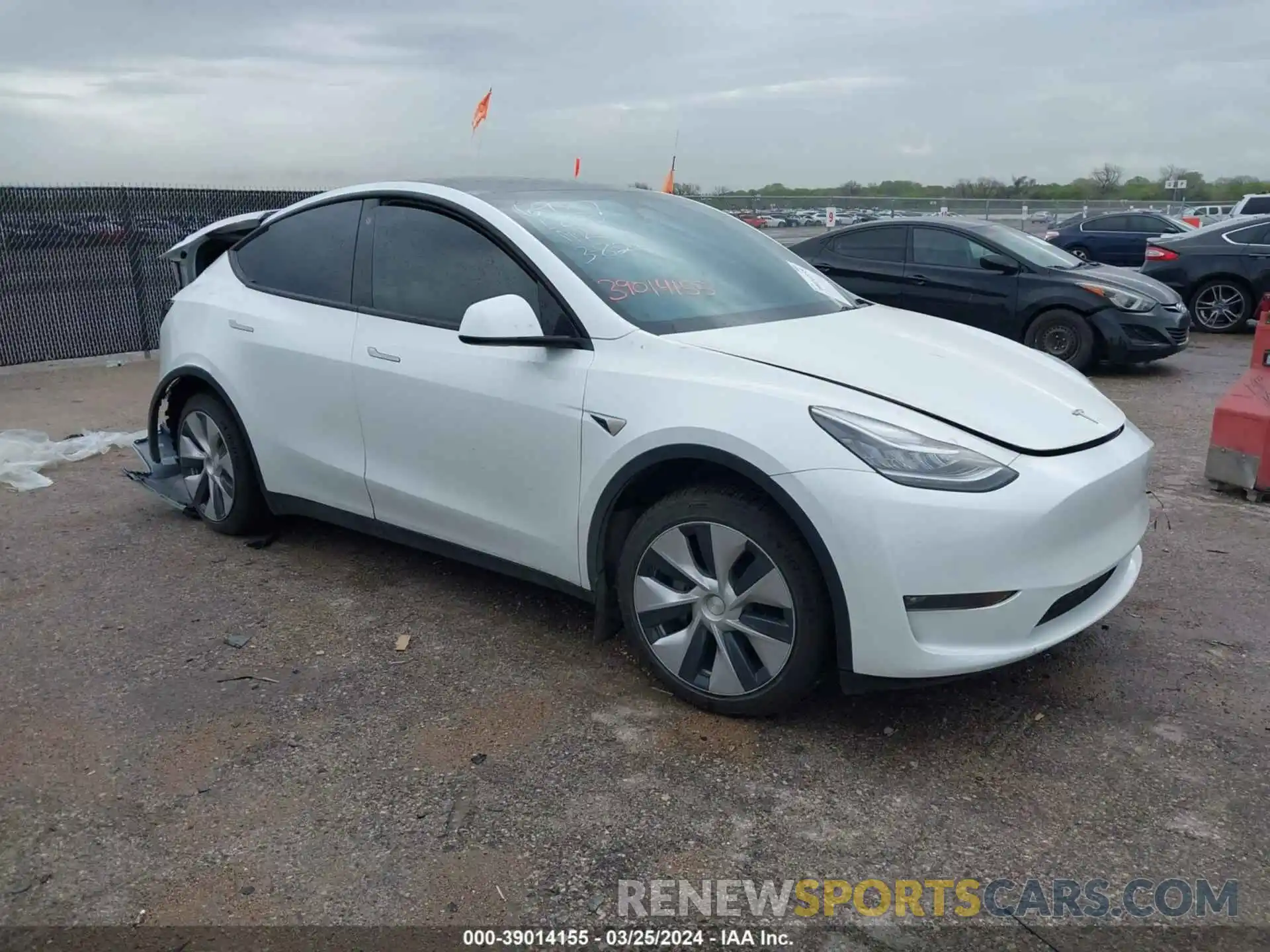 1 Фотография поврежденного автомобиля 7SAYGDEE4PF610234 TESLA MODEL Y 2023