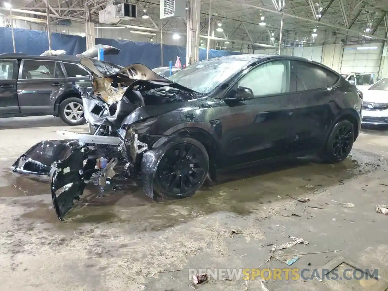 1 Photograph of a damaged car 7SAYGDEE4PF752213 TESLA MODEL Y 2023