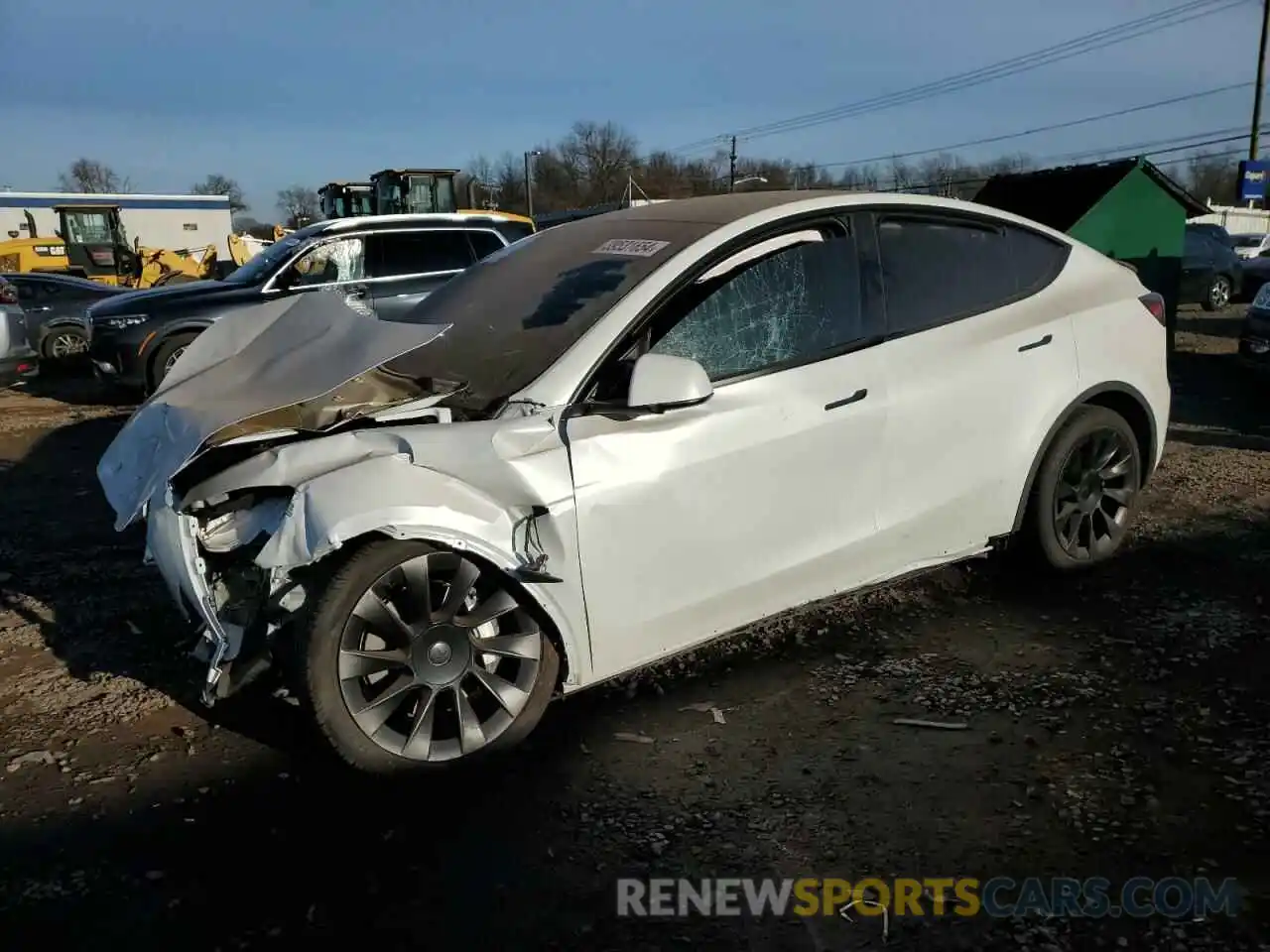 1 Photograph of a damaged car 7SAYGDEE4PF837424 TESLA MODEL Y 2023