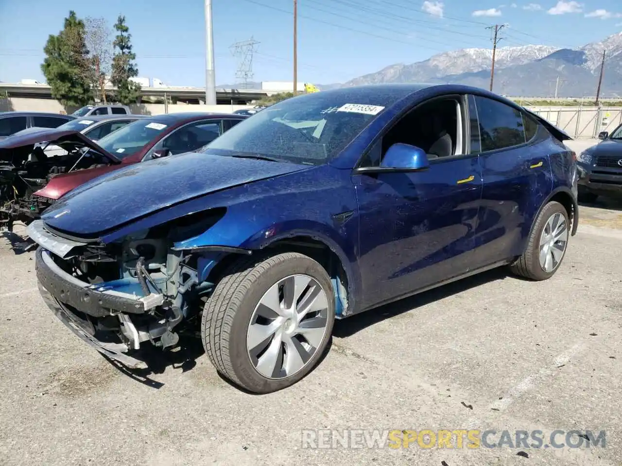 1 Photograph of a damaged car 7SAYGDEE5PA078067 TESLA MODEL Y 2023