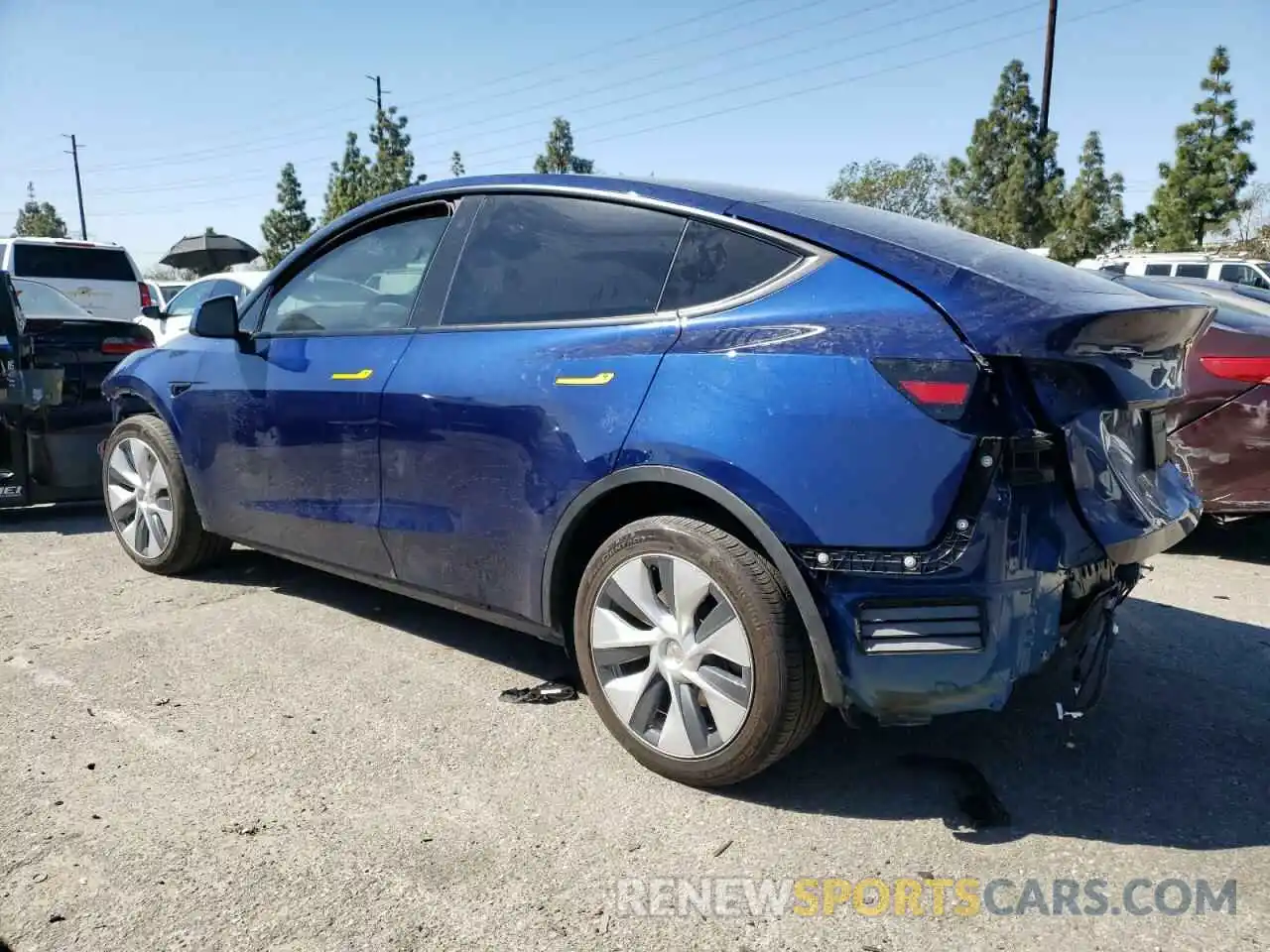 2 Photograph of a damaged car 7SAYGDEE5PA078067 TESLA MODEL Y 2023