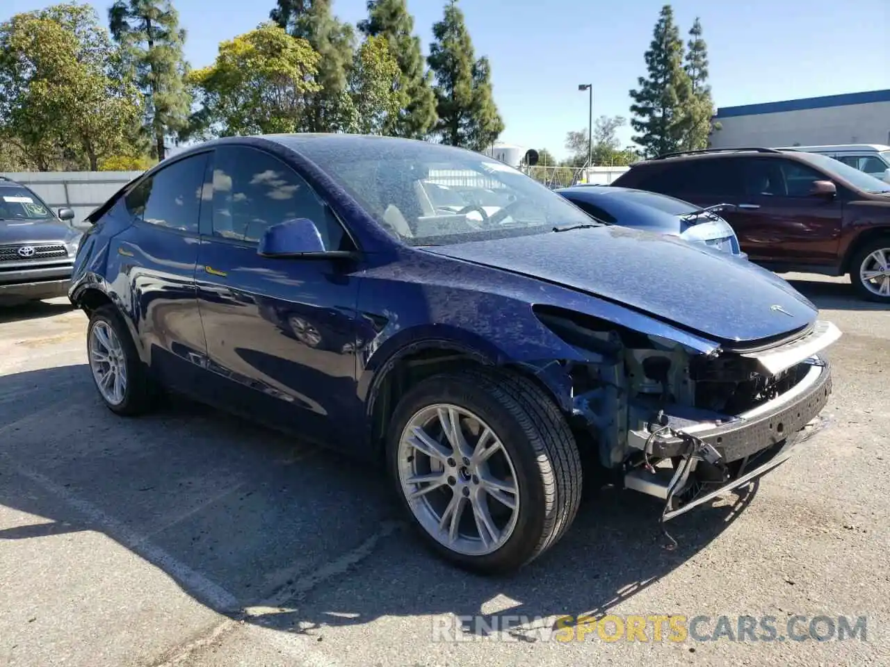 4 Photograph of a damaged car 7SAYGDEE5PA078067 TESLA MODEL Y 2023