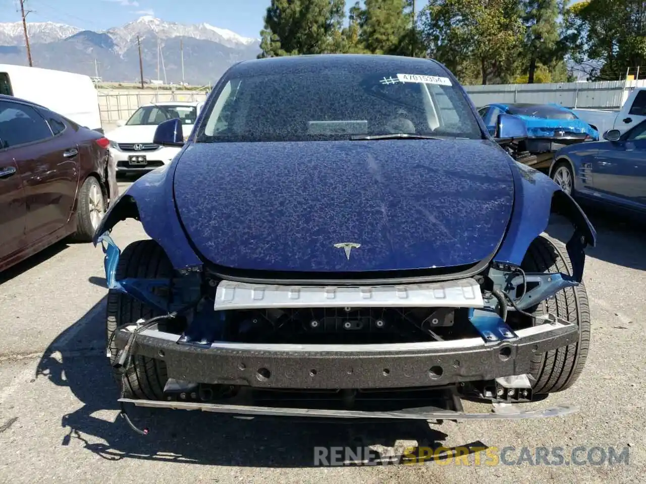 5 Photograph of a damaged car 7SAYGDEE5PA078067 TESLA MODEL Y 2023