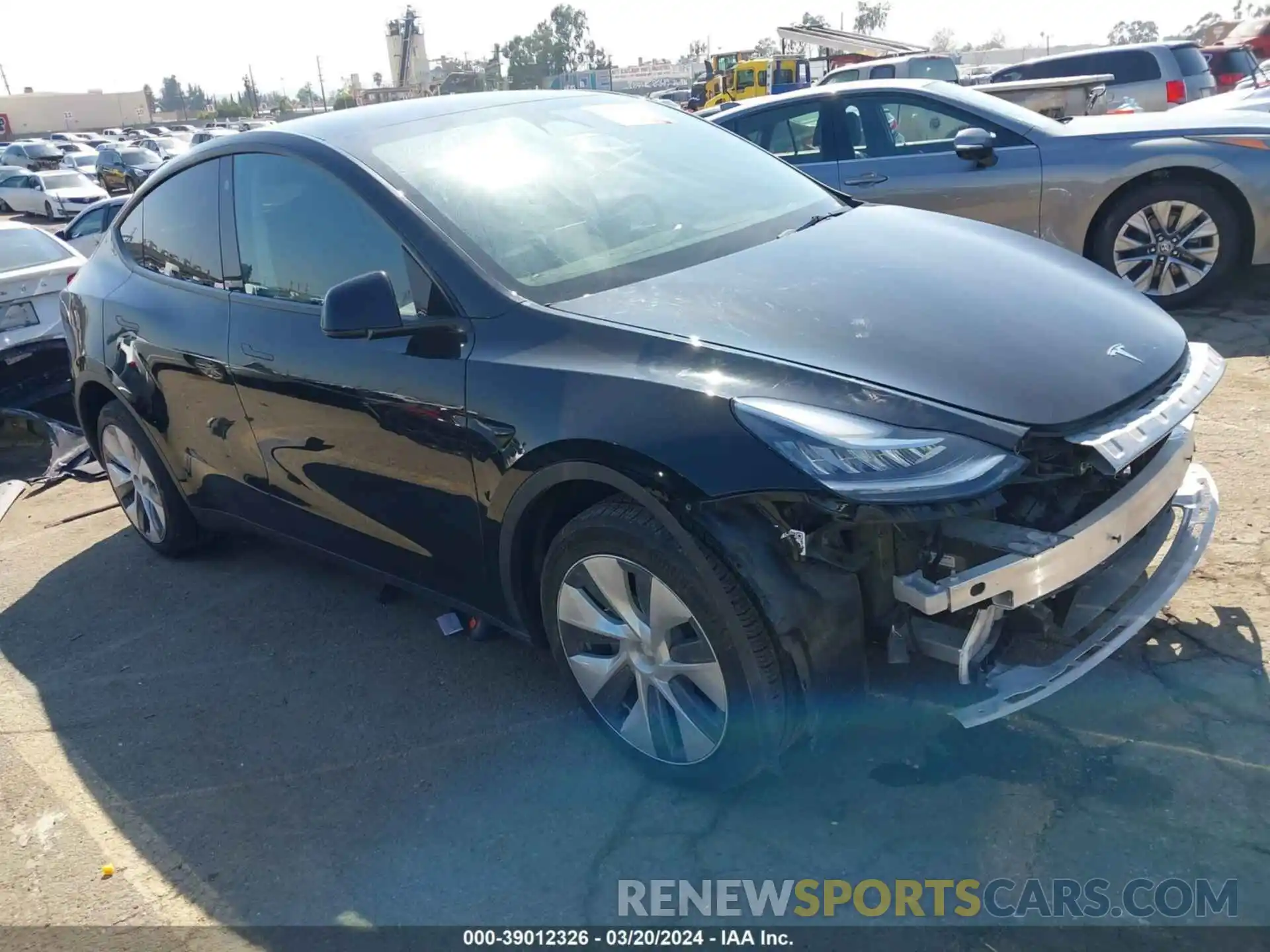 1 Photograph of a damaged car 7SAYGDEE5PA085116 TESLA MODEL Y 2023