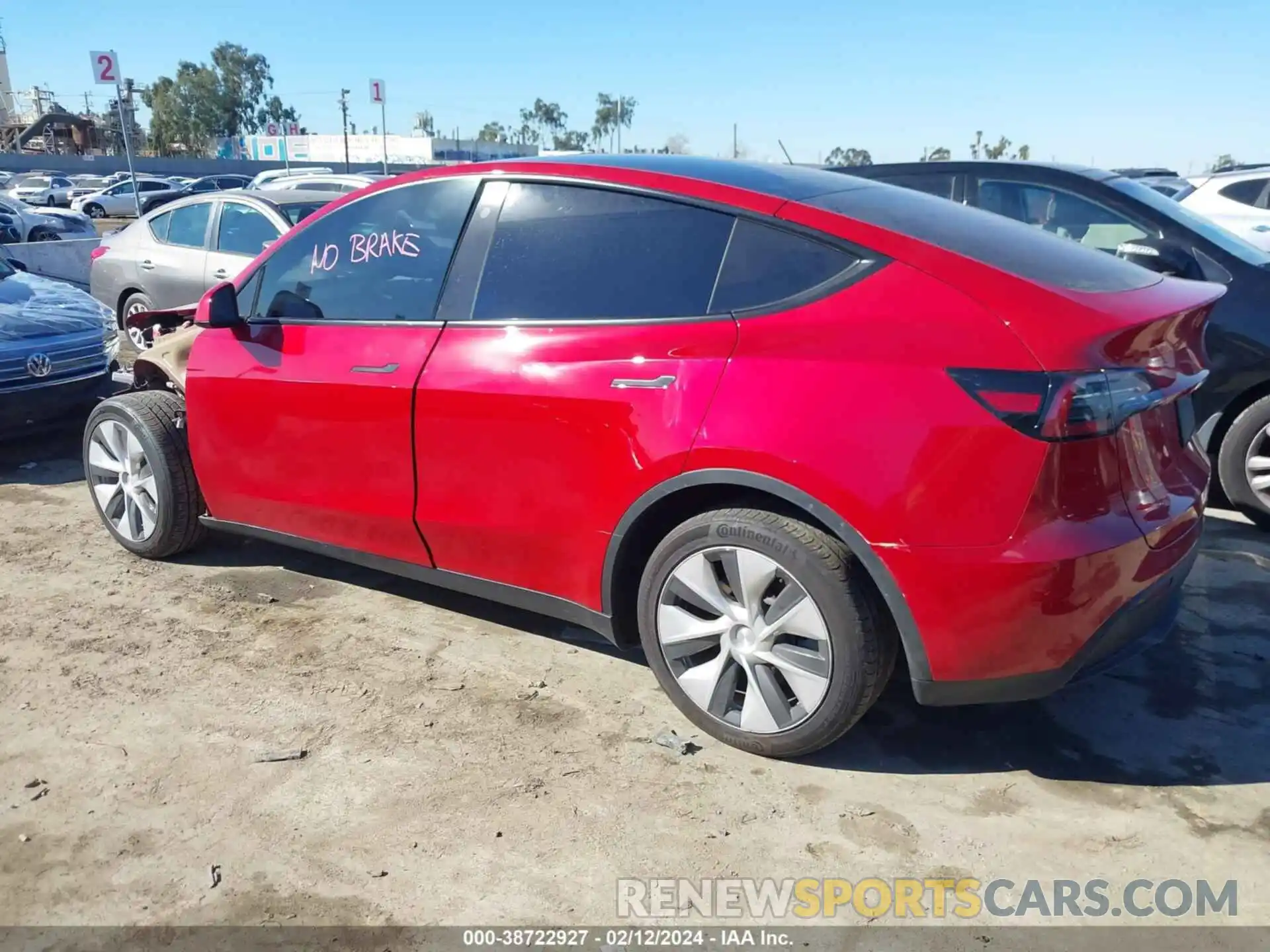 3 Photograph of a damaged car 7SAYGDEE5PA107907 TESLA MODEL Y 2023